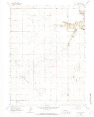 Klutz Canyon Wyoming Historical topographic map, 1:24000 scale, 7.5 X 7.5 Minute, Year 1963