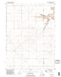 Klutz Canyon Wyoming Historical topographic map, 1:24000 scale, 7.5 X 7.5 Minute, Year 1990