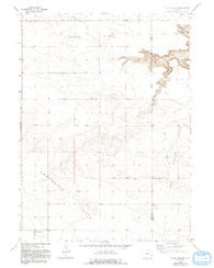 Klutz Canyon Wyoming Historical topographic map, 1:24000 scale, 7.5 X 7.5 Minute, Year 1963