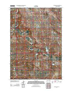 Kruger Lake Wyoming Historical topographic map, 1:24000 scale, 7.5 X 7.5 Minute, Year 2012