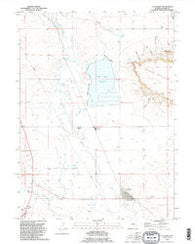La Grange Wyoming Historical topographic map, 1:24000 scale, 7.5 X 7.5 Minute, Year 1990