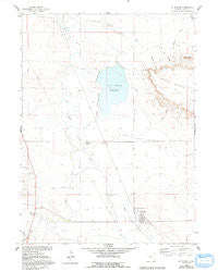 La Grange Wyoming Historical topographic map, 1:24000 scale, 7.5 X 7.5 Minute, Year 1960