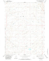 La Marsh Creek East Wyoming Historical topographic map, 1:24000 scale, 7.5 X 7.5 Minute, Year 1983