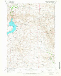 La Prele Reservoir Wyoming Historical topographic map, 1:24000 scale, 7.5 X 7.5 Minute, Year 1964