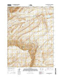 La Marsh Creek West Wyoming Current topographic map, 1:24000 scale, 7.5 X 7.5 Minute, Year 2015