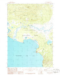 Lake Butte Wyoming Historical topographic map, 1:24000 scale, 7.5 X 7.5 Minute, Year 1986