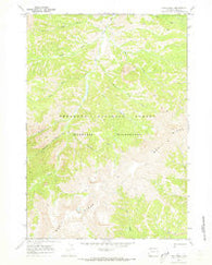Lake Creek Wyoming Historical topographic map, 1:24000 scale, 7.5 X 7.5 Minute, Year 1970