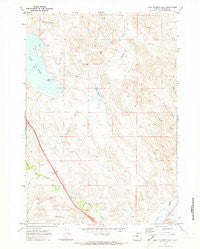 Lake De Smet East Wyoming Historical topographic map, 1:24000 scale, 7.5 X 7.5 Minute, Year 1970