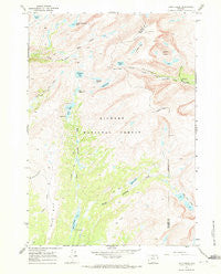Lake Helen Wyoming Historical topographic map, 1:24000 scale, 7.5 X 7.5 Minute, Year 1967