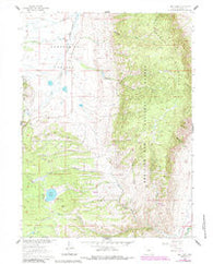 Lake Owen Wyoming Historical topographic map, 1:24000 scale, 7.5 X 7.5 Minute, Year 1961