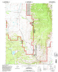Lake Owen Wyoming Historical topographic map, 1:24000 scale, 7.5 X 7.5 Minute, Year 1992