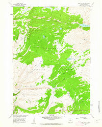 Lake Solitude Wyoming Historical topographic map, 1:24000 scale, 7.5 X 7.5 Minute, Year 1960
