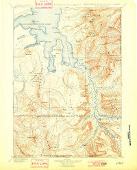 Lake Wyoming Historical topographic map, 1:125000 scale, 30 X 30 Minute, Year 1901