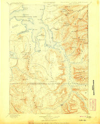 Lake Wyoming Historical topographic map, 1:125000 scale, 30 X 30 Minute, Year 1906