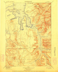 Lake Wyoming Historical topographic map, 1:125000 scale, 30 X 30 Minute, Year 1911