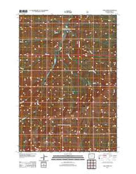 Lake Creek Wyoming Historical topographic map, 1:24000 scale, 7.5 X 7.5 Minute, Year 2012