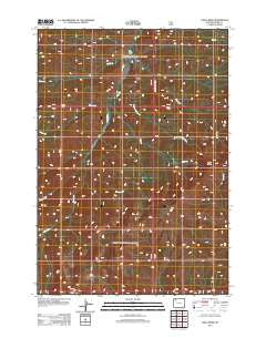 Lake Creek Wyoming Historical topographic map, 1:24000 scale, 7.5 X 7.5 Minute, Year 2012