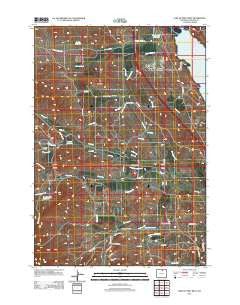 Lake De Smet West Wyoming Historical topographic map, 1:24000 scale, 7.5 X 7.5 Minute, Year 2012