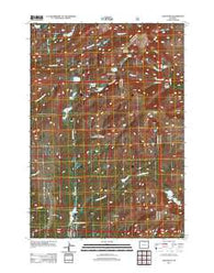 Lake Helen Wyoming Historical topographic map, 1:24000 scale, 7.5 X 7.5 Minute, Year 2012