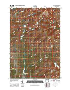 Lake Helen Wyoming Historical topographic map, 1:24000 scale, 7.5 X 7.5 Minute, Year 2012