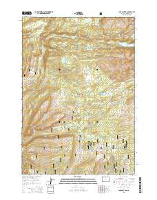 Lake Solitude Wyoming Current topographic map, 1:24000 scale, 7.5 X 7.5 Minute, Year 2015