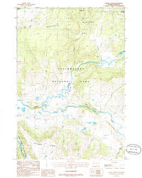 Lamar Canyon Wyoming Historical topographic map, 1:24000 scale, 7.5 X 7.5 Minute, Year 1986