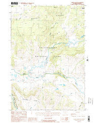 Lamar Canyon Wyoming Historical topographic map, 1:24000 scale, 7.5 X 7.5 Minute, Year 1986