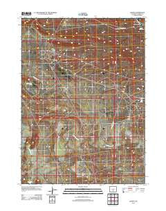 Lamont Wyoming Historical topographic map, 1:24000 scale, 7.5 X 7.5 Minute, Year 2012