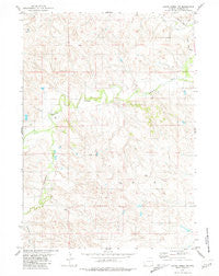 Lance Creek NW Wyoming Historical topographic map, 1:24000 scale, 7.5 X 7.5 Minute, Year 1981