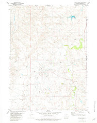 Lance Creek Wyoming Historical topographic map, 1:24000 scale, 7.5 X 7.5 Minute, Year 1981