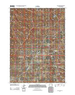 Lance Creek Wyoming Historical topographic map, 1:24000 scale, 7.5 X 7.5 Minute, Year 2012