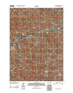 Lance Creek NW Wyoming Historical topographic map, 1:24000 scale, 7.5 X 7.5 Minute, Year 2012