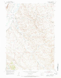 Lander SE Wyoming Historical topographic map, 1:24000 scale, 7.5 X 7.5 Minute, Year 1952
