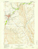 Lander Wyoming Historical topographic map, 1:24000 scale, 7.5 X 7.5 Minute, Year 1952