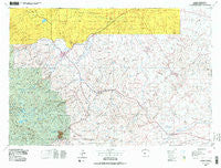 Lander Wyoming Historical topographic map, 1:100000 scale, 30 X 60 Minute, Year 1978