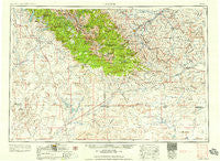 Lander Wyoming Historical topographic map, 1:250000 scale, 1 X 2 Degree, Year 1958
