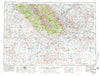 Lander Wyoming Historical topographic map, 1:250000 scale, 1 X 2 Degree, Year 1955