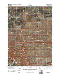Lander NW Wyoming Historical topographic map, 1:24000 scale, 7.5 X 7.5 Minute, Year 2012