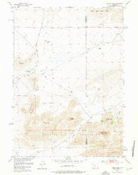 Lankin Dome Wyoming Historical topographic map, 1:24000 scale, 7.5 X 7.5 Minute, Year 1951