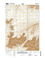 Lankin Dome Wyoming Current topographic map, 1:24000 scale, 7.5 X 7.5 Minute, Year 2015
