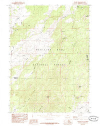 Laramie Peak Wyoming Historical topographic map, 1:24000 scale, 7.5 X 7.5 Minute, Year 1985