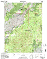 Laramie Peak Wyoming Historical topographic map, 1:24000 scale, 7.5 X 7.5 Minute, Year 1992