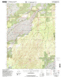 Laramie Peak Wyoming Historical topographic map, 1:24000 scale, 7.5 X 7.5 Minute, Year 1992