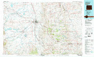 Laramie Wyoming Historical topographic map, 1:100000 scale, 30 X 60 Minute, Year 1981