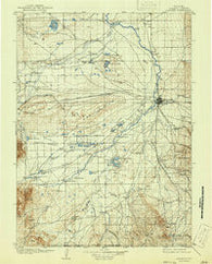 Laramie Wyoming Historical topographic map, 1:125000 scale, 30 X 30 Minute, Year 1908