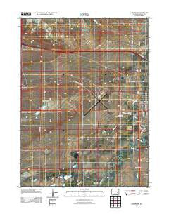 Laramie SW Wyoming Historical topographic map, 1:24000 scale, 7.5 X 7.5 Minute, Year 2012