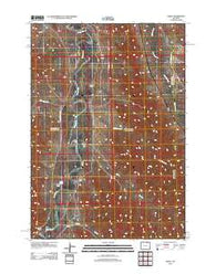Lariat Wyoming Historical topographic map, 1:24000 scale, 7.5 X 7.5 Minute, Year 2012