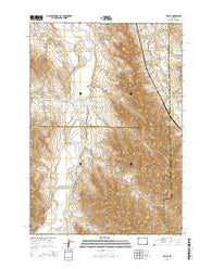 Lariat Wyoming Current topographic map, 1:24000 scale, 7.5 X 7.5 Minute, Year 2015