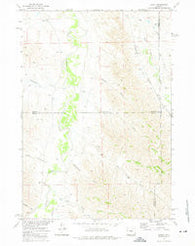 Lariat Wyoming Historical topographic map, 1:24000 scale, 7.5 X 7.5 Minute, Year 1972