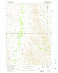 Lariat Wyoming Historical topographic map, 1:24000 scale, 7.5 X 7.5 Minute, Year 1972